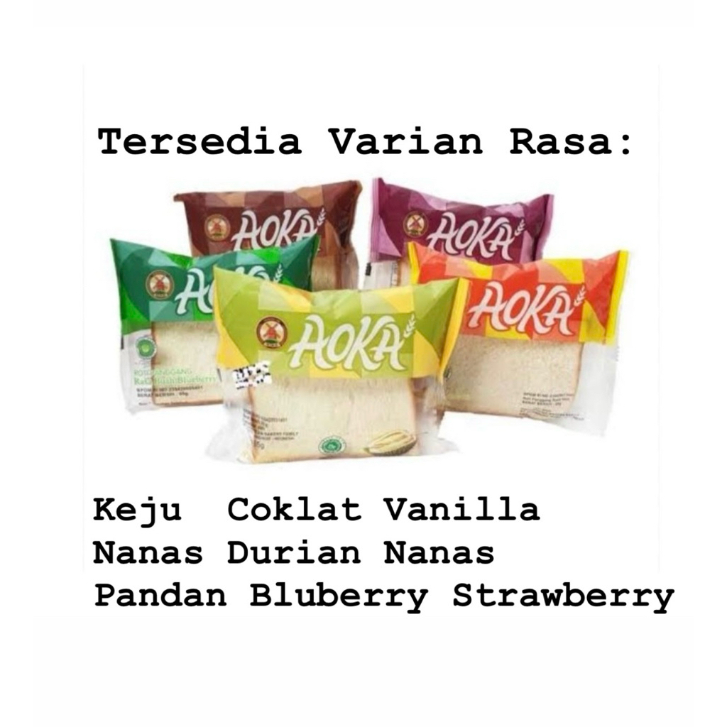 Roti Aoka 1 Box isi 60 (Gulung/Panggang)