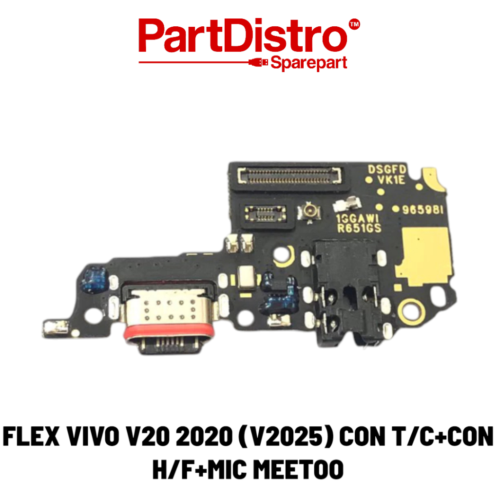 BOARD CONNECTOR CHARGER VIVO V20 2020 / PCB KONEKTOR CAS VIVO V2025 - ORI MEETOO