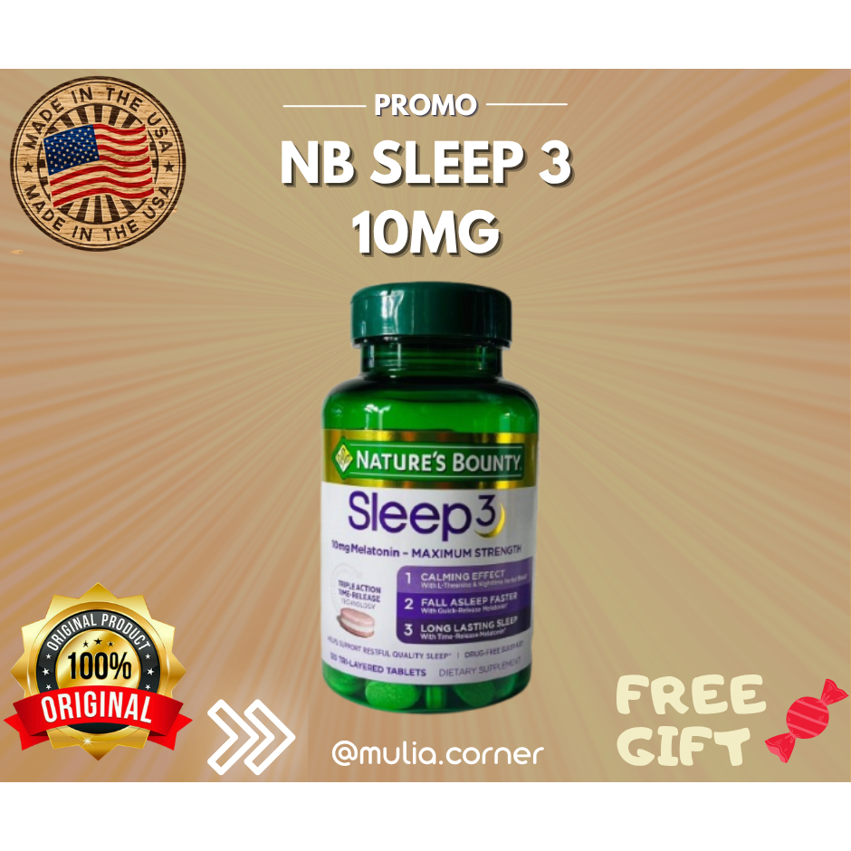 Nature Bounty Sleep 3 10mg