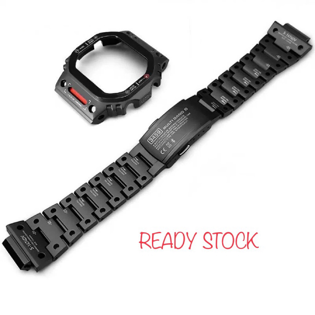 bezel and band steel dw-5600 virtual armor bnb metal gshock dw5600 model gmwb5000tva bnb virtual arm
