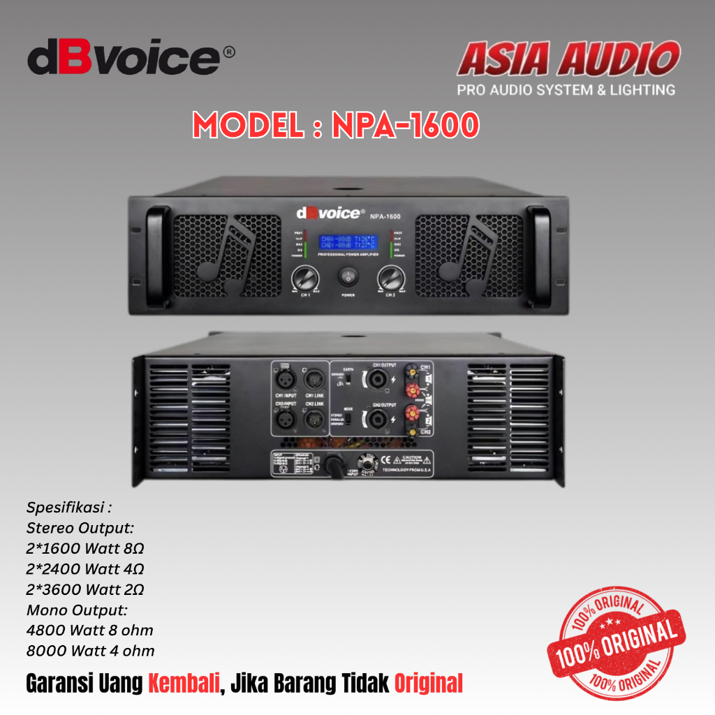POWER DBVOICE NPA-1600 ORIGINAL