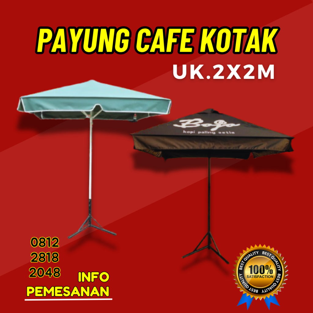 PAYUNG CAFE KOTAK PAYUNG USAHA UK.2X2M