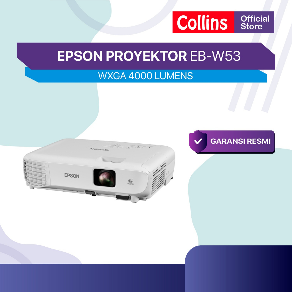 EPSON PROYEKTOR WXGA 4000 LUMENS EB W53