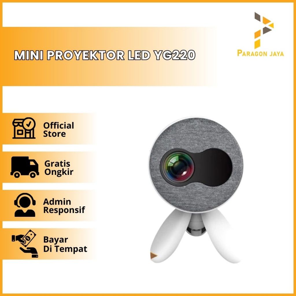 Mini Proyektor LED YG220 / YG-220 / YG 220 LCD Portable Projector Home