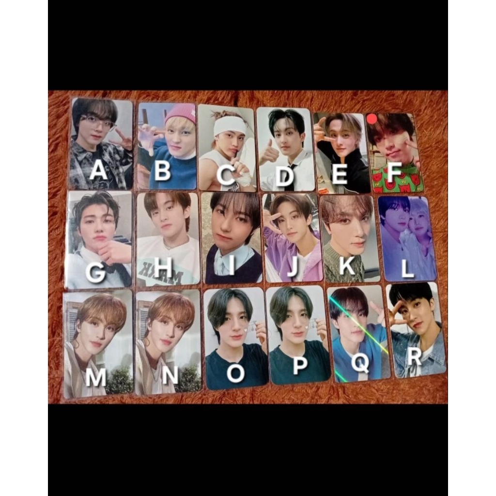 Photocard official nct Pt.2 || pc nct haechan kacamata mark sikat gigi mark qq dreamscape rockstar r