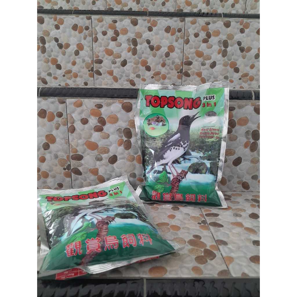 Pakan Burung Topsong Makanan Burung Murai 450g
