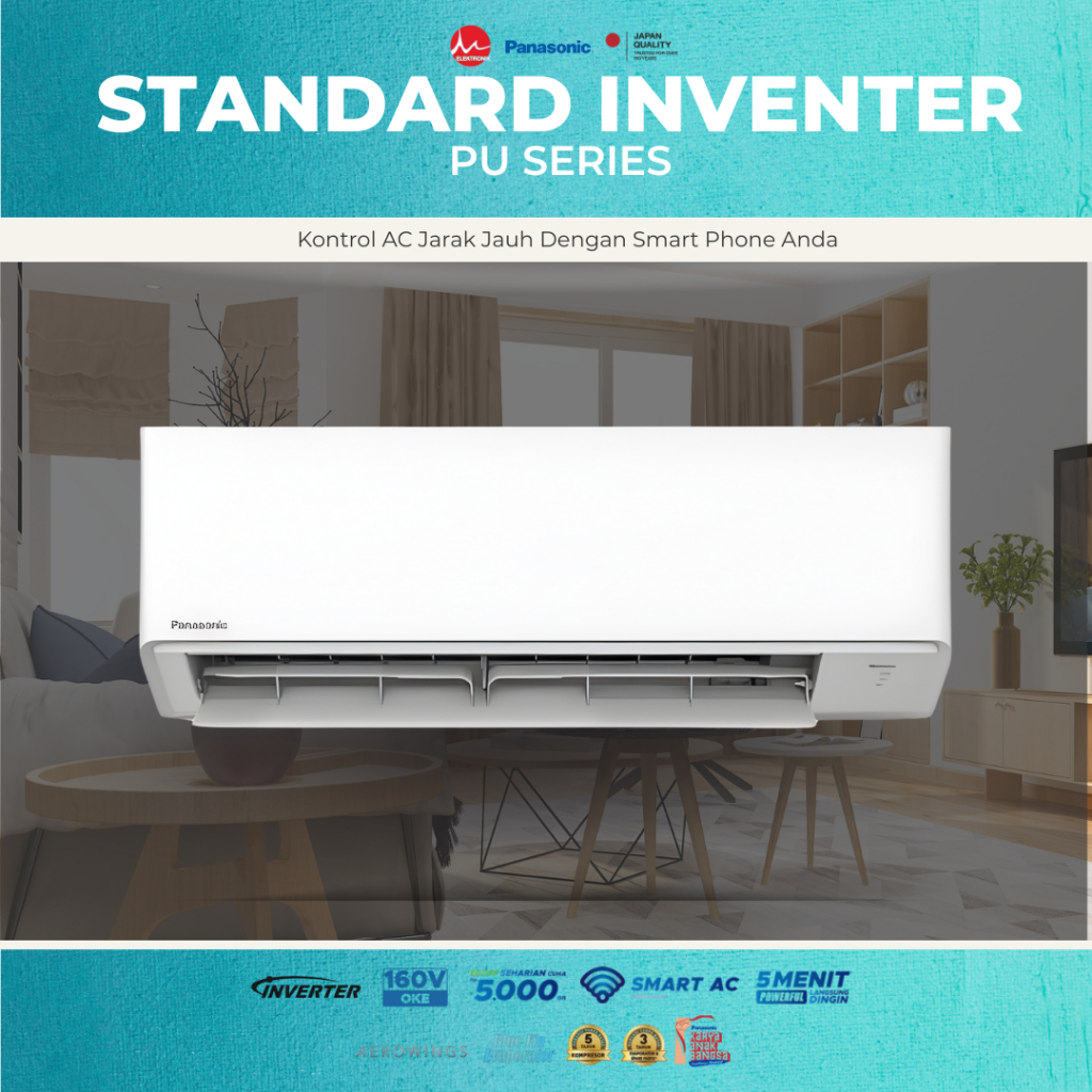 AC PANASONIC INVERTER 1 PK - CS-PU 9 AKJ