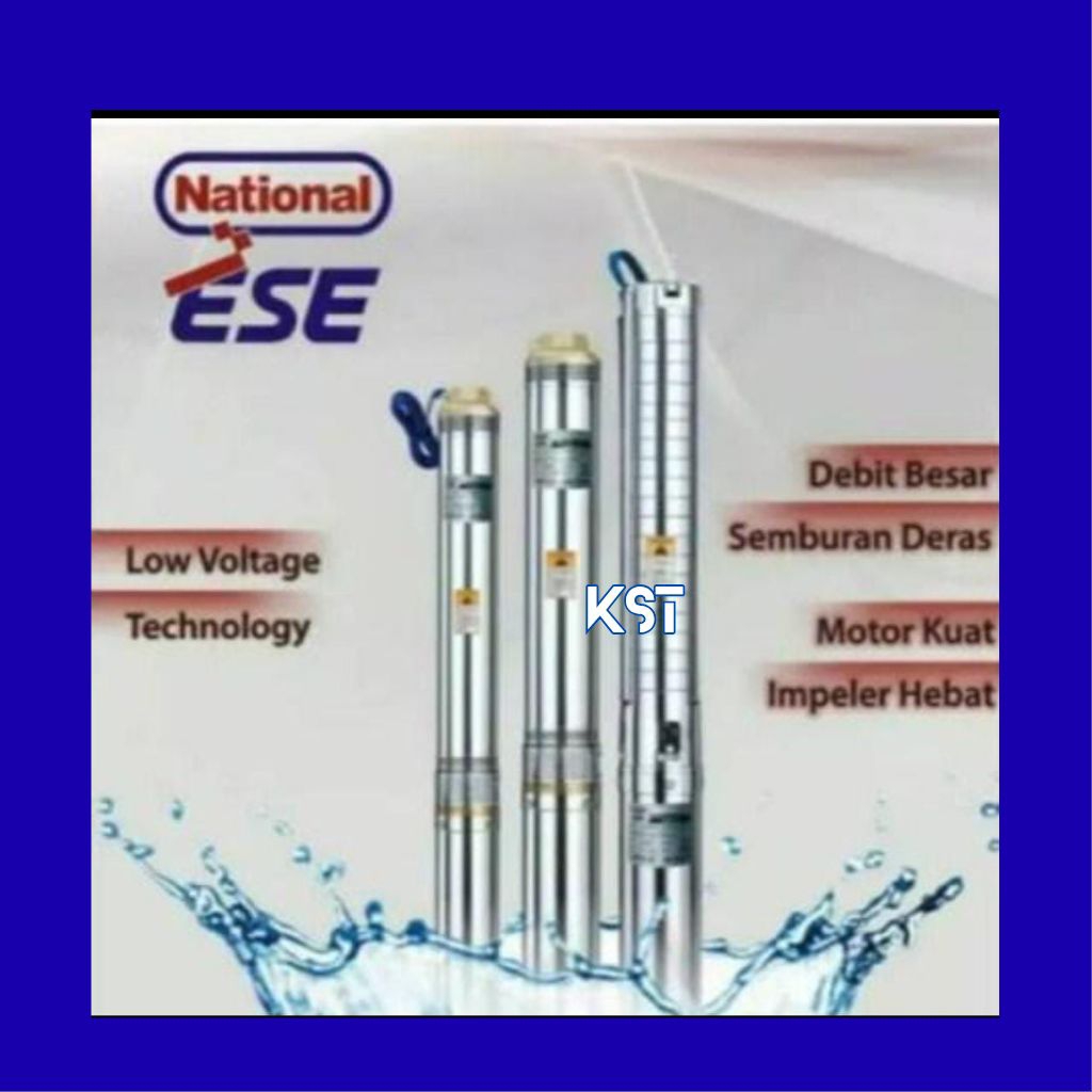 POMPA SUBMERSIBLE/ POMPA SATELIT/ SUBMERSIBLE PUMP 2,5" SDK 0,25HP+KABEL 20M 1 SET ESE NATIONAL