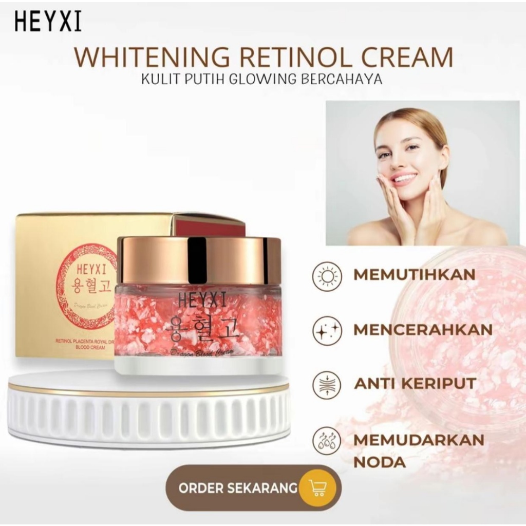 Heyxi Retinol Cream BPOM Glowing Anti-Aging