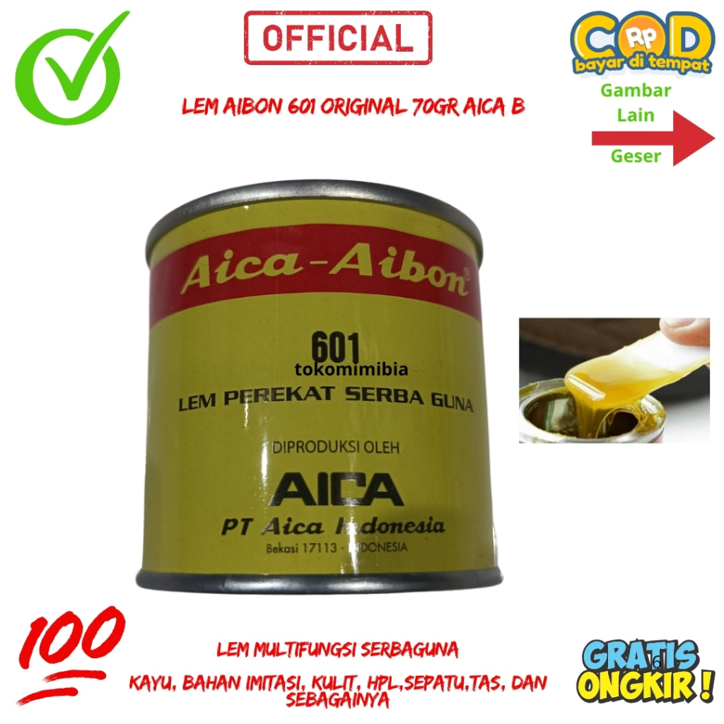 Lem Aibon / Aica Aibon / Lem Serbaguna/Lem Aica Aibon 70 Gram/Lem Aibon Lem Aica Aibon 70 Gram B