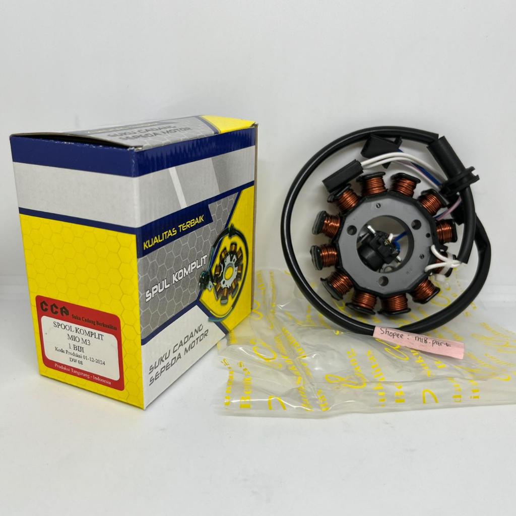 SPOOL LAMPU MIO M3 SPULL KOMPLIT ASSY SPUL LAMPU KOMPLIT ASSY MOTOR YAMAHA MIO M3 + FUSER CCP/SPULL