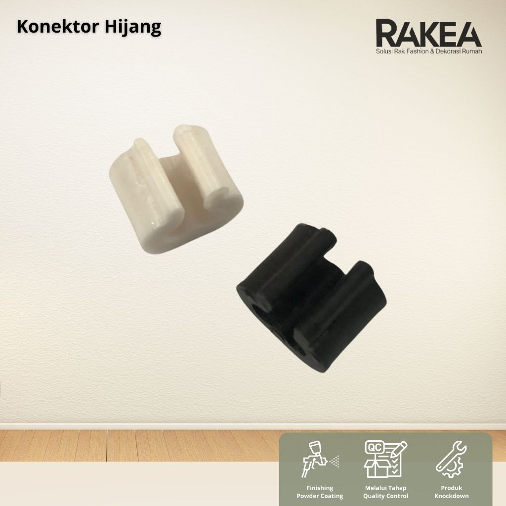 Konektor Hijang - Klip Hijang / Pengait Ram Kawat / Perekat Hijang dan Ram Kawat / Konektor Bahan Pl