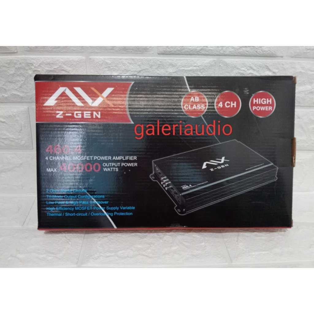 Power AVX Z-GEN 460 mosfet 40000 Watt class AB Tenaga badak Amplifier AVX Z-GEN 470.4
