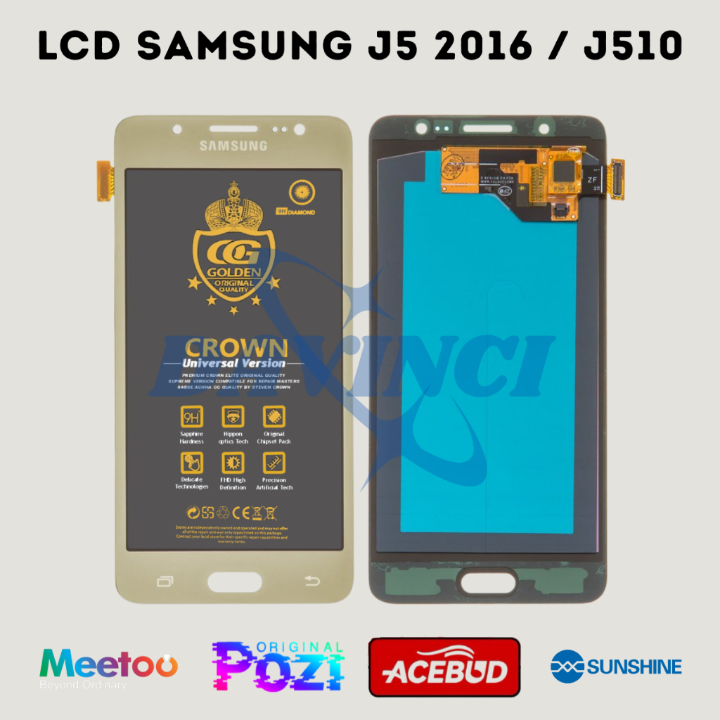 LCD SAMSUNG J5 2016 / (SAMSUNG GALAXY J5 2016) / J510 / TOUCHSCREEN FULLSET COMPLETE ORIGINAL