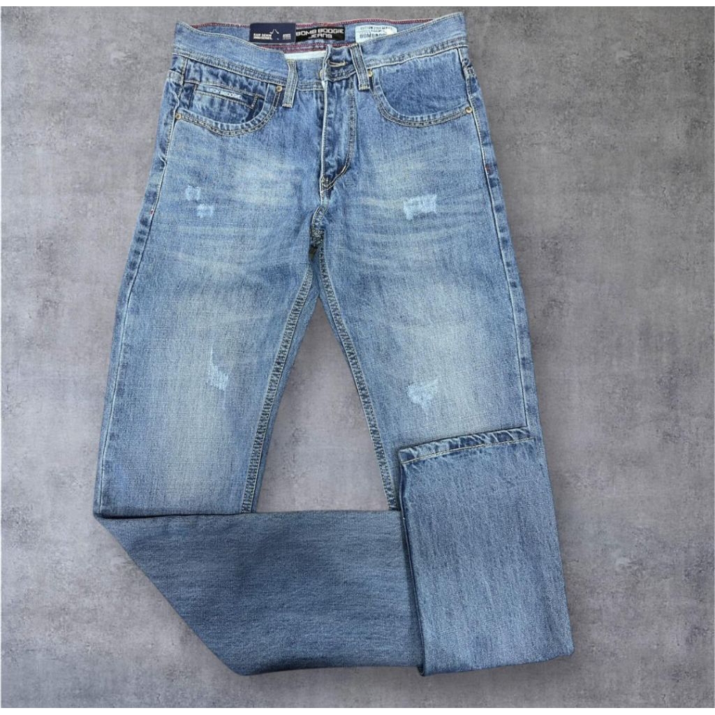 Celana Jeans Pria BOMBOOGIE ORIGINAL skiny  fit Celana pria tergacor 2026 promo toko baru