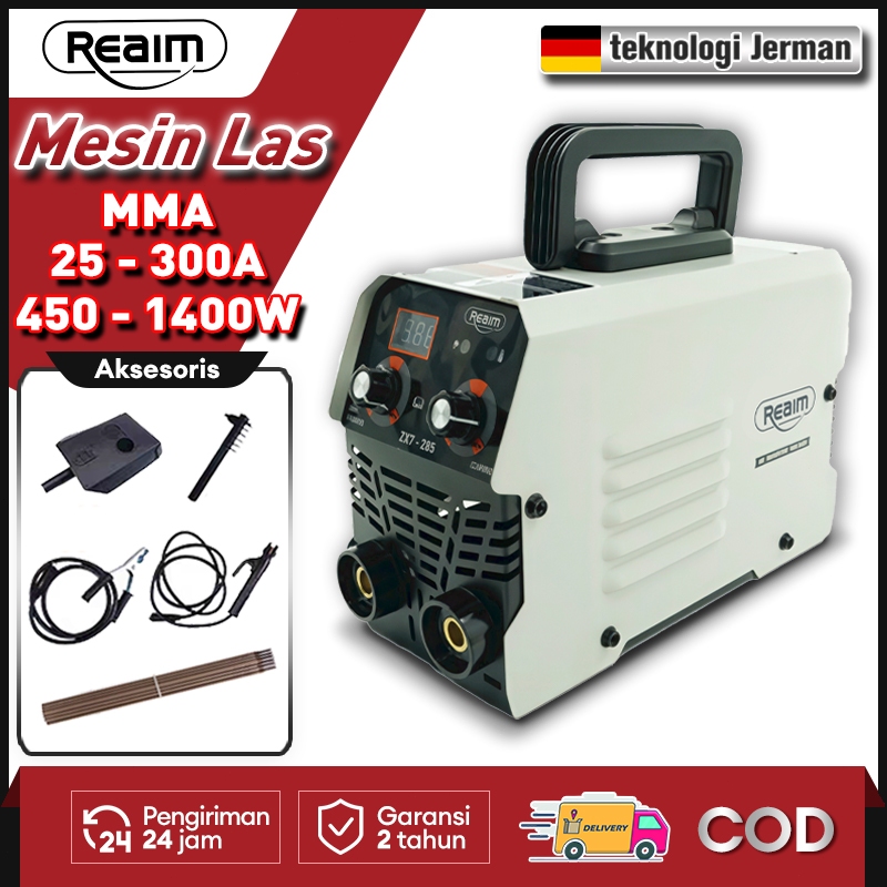 Reaim Mesin Las MMA ZX7 - 285 IGBT 300A 1400Watt solder listrik mesin las mesin las