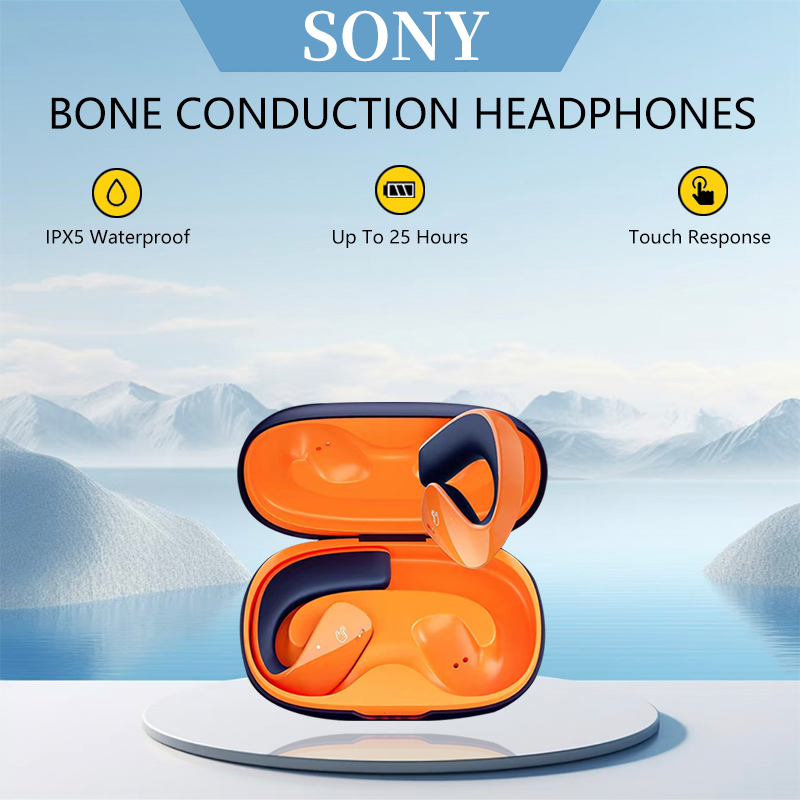 Sony Airtime Sport BONE CONDUCTION WIRELESS Bluetooth STEREO With Microphone /SmartCharging Case/For