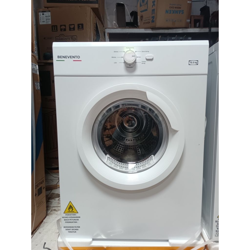 Dryer Pengering Pakaian Konversi Gas Benevento 10.5kg