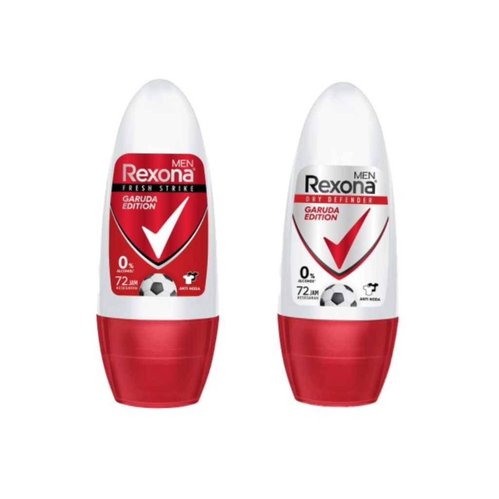 Rexona Men Garuda Edition Deodoran Roll On Dry Defender  dan Fresh Strike 40 ml