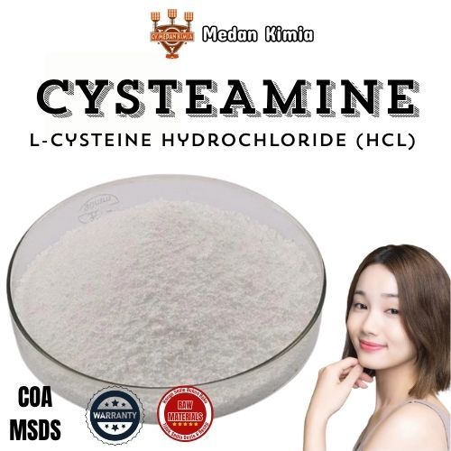 Cysteamine Powder 100gr Bahan Aktif Pencerah Kulit Efektif /  L-Cysteine Hydrochloride HCL Cosmetic 