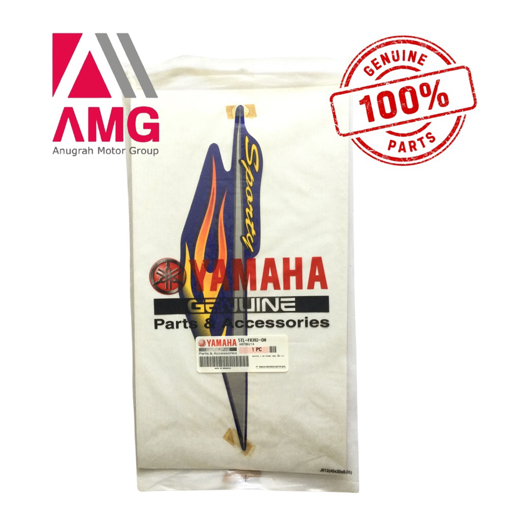 GRAPHIC 2 YAMAHA MIO SPORTY 2006 (5TL-F8392-D0) / STIKER 2D / STRIPING / STIKER VYNIL / STIKER LOGO