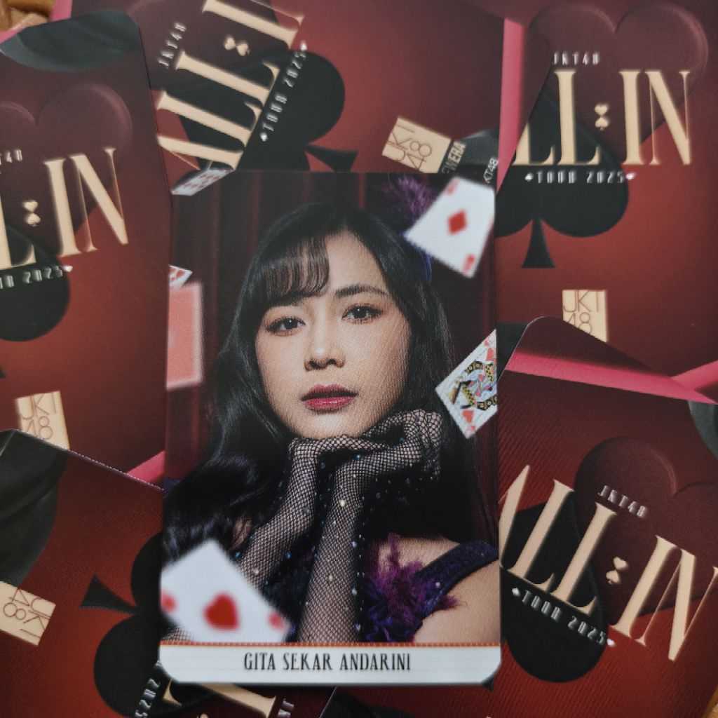 Photocard Gita jkt48 all in tour 2025