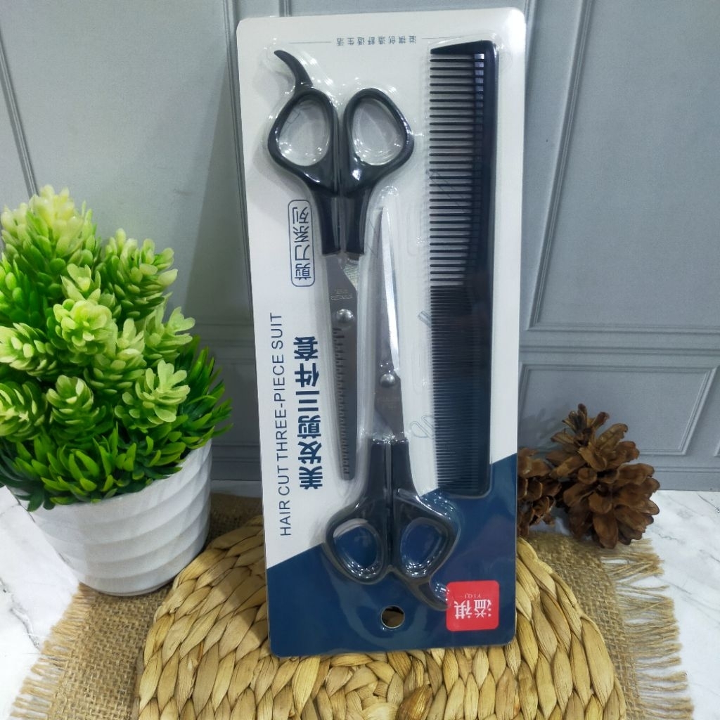 gunting set / gunting cukur