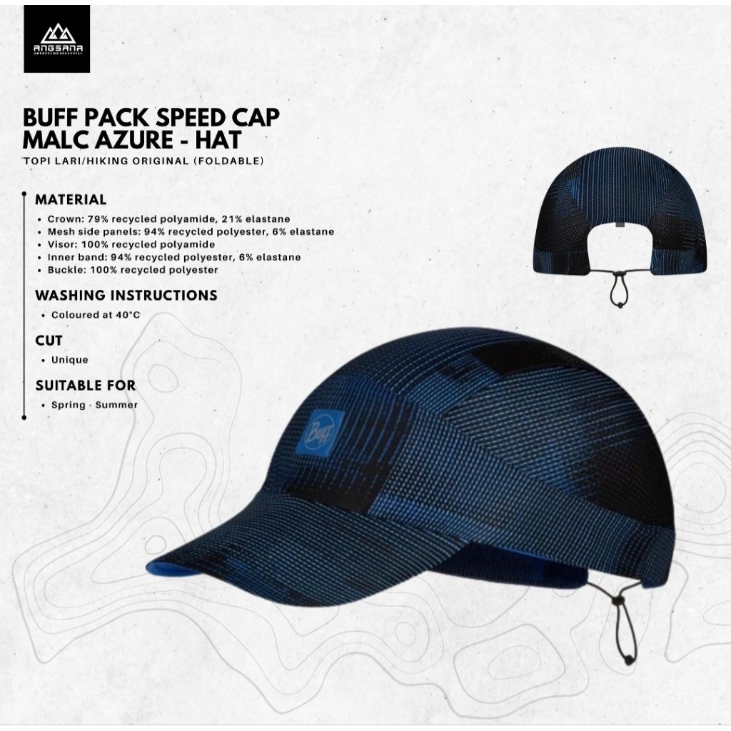 BUFF PACK SPEED CAP - MALC AZURE - Hat
