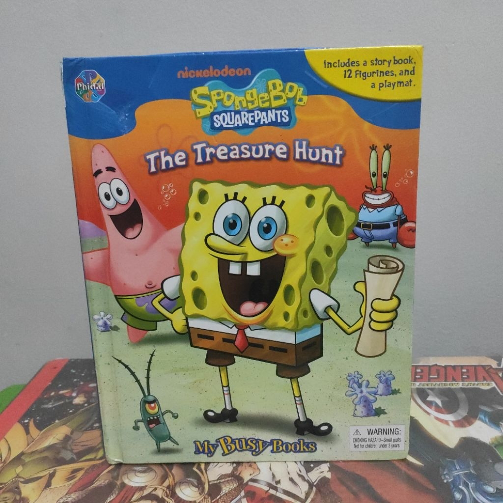 [READY]My Busy Books : Spongebob Squarepants The Treasure Hunt preloved
