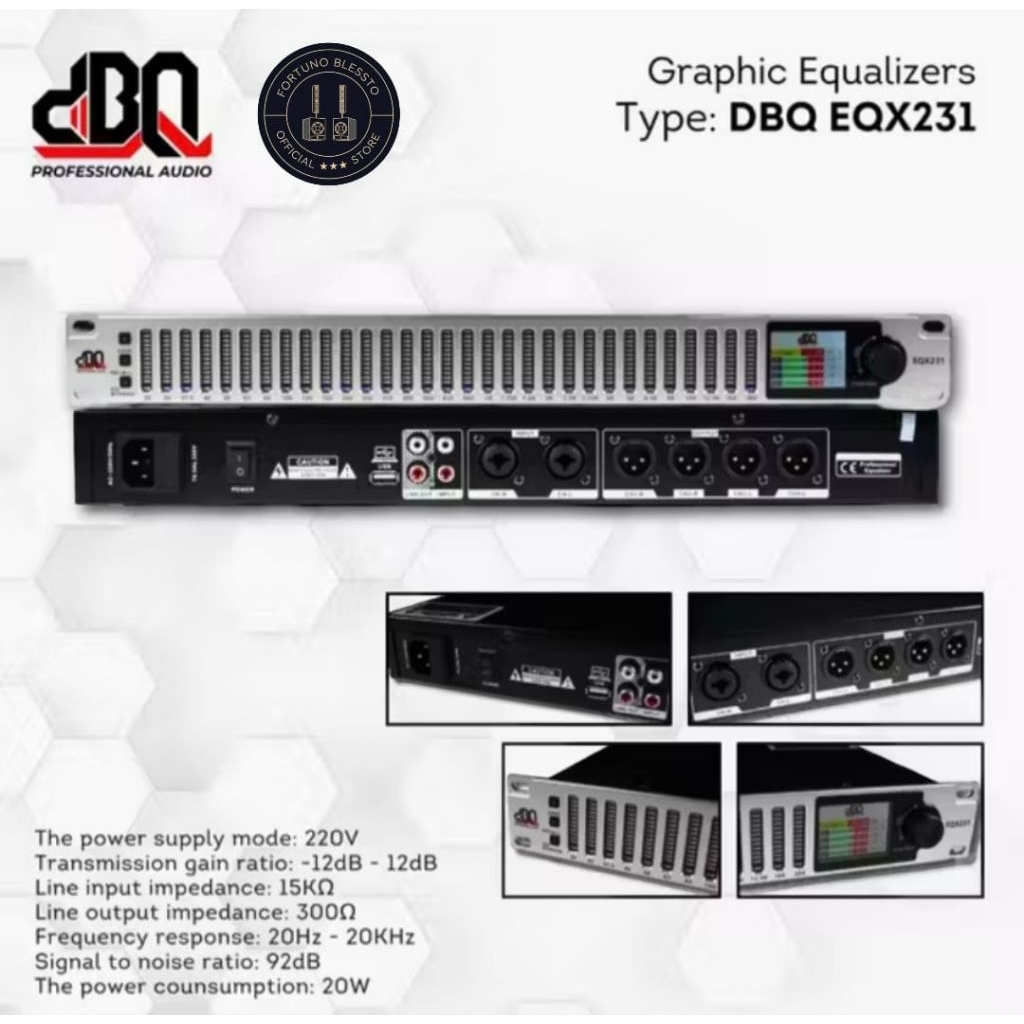 Equalizer digitial DBQ EQ-231 Original