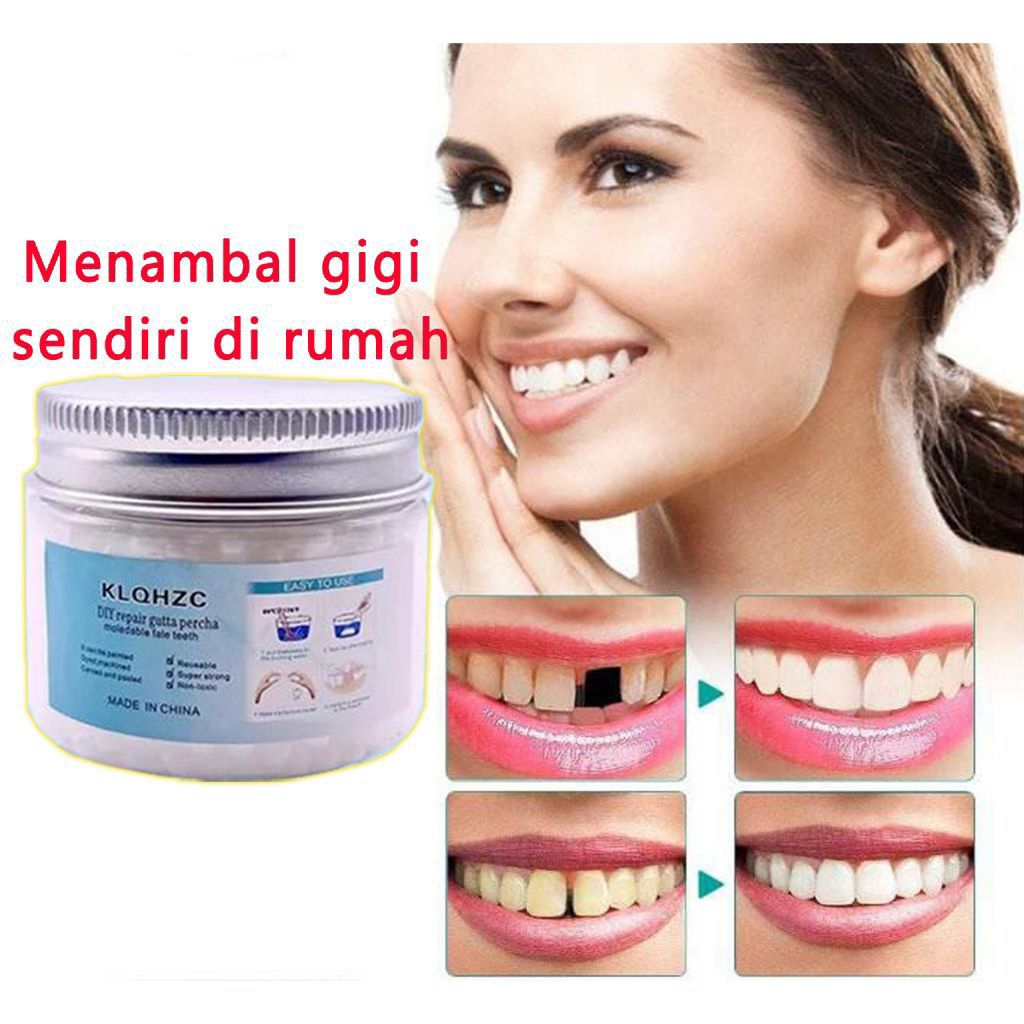 Gigi Palsu Temptooth Original Penambal Gigi isi 200 butir Berlubang Gigi palsu Asli Dokter permanen 