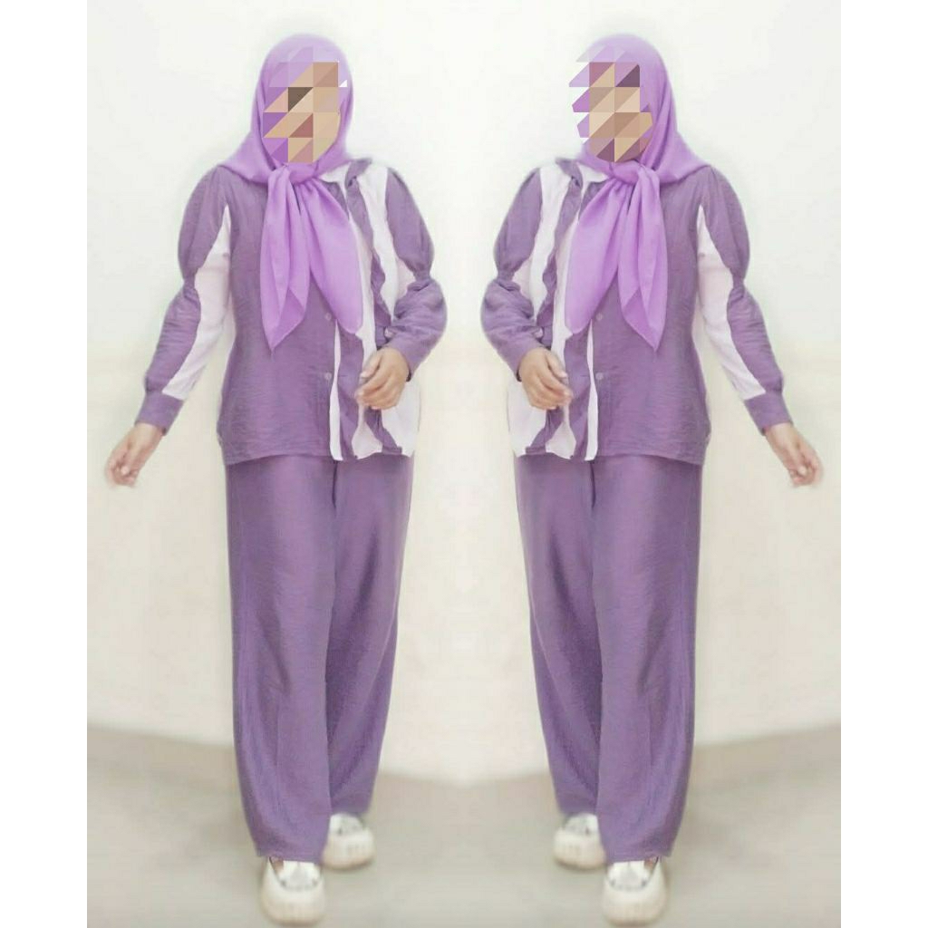 Set Celana Ungu (preloved)