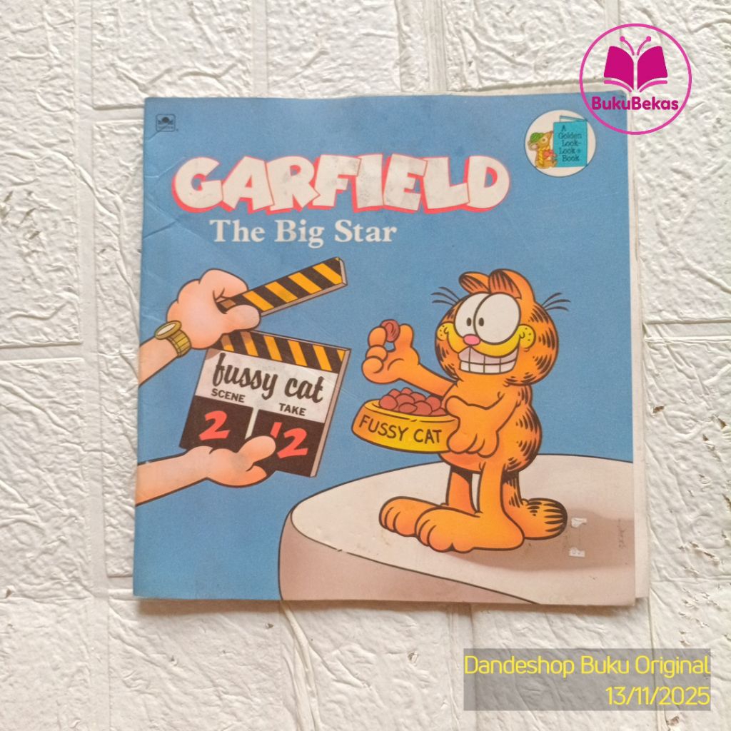 Garfield The Big Star - A Golden Look Look Book - Buku Cerita Anak Bekas