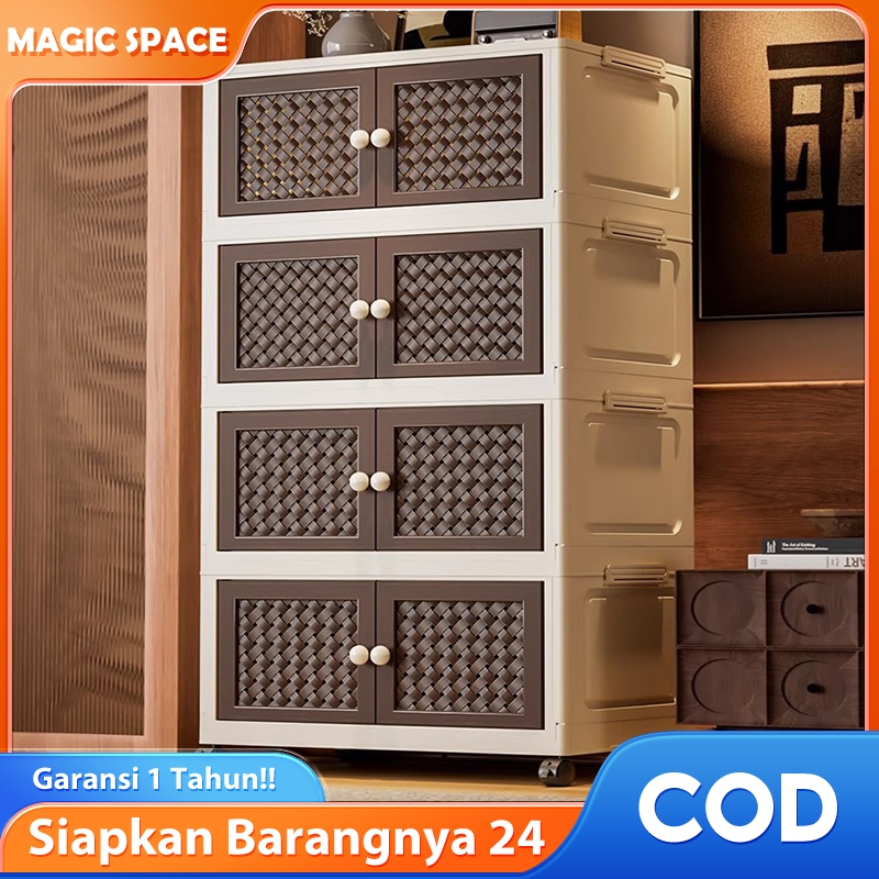 Lemari Lipat Plastik Susun/Wardrobe Storage/Lemari Plastik Baju