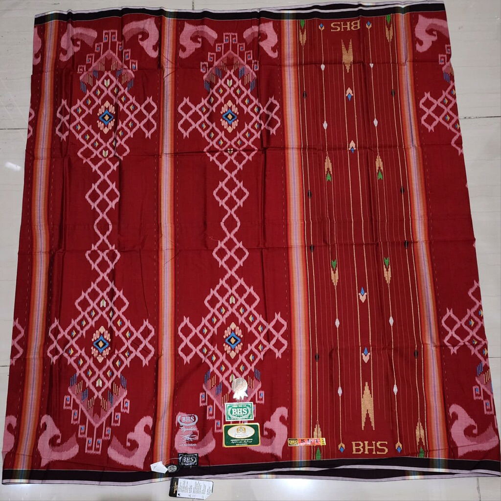 COD/BAYAR DITEMPAT - SARUNG BHS SIGNATURE SKI SILVER LAWAS MESRES SUTRA 50% ORIGINAL PT BEHAESTEX ST