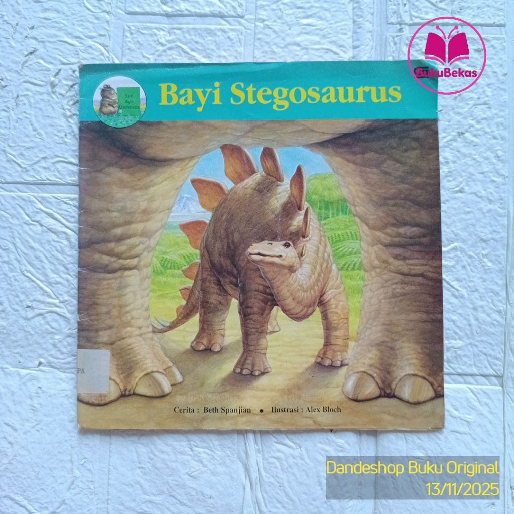 (ex-perpus) Bayi Stegosaurus - Seri Ayo Membaca - Buku Cerita Anak Bekas