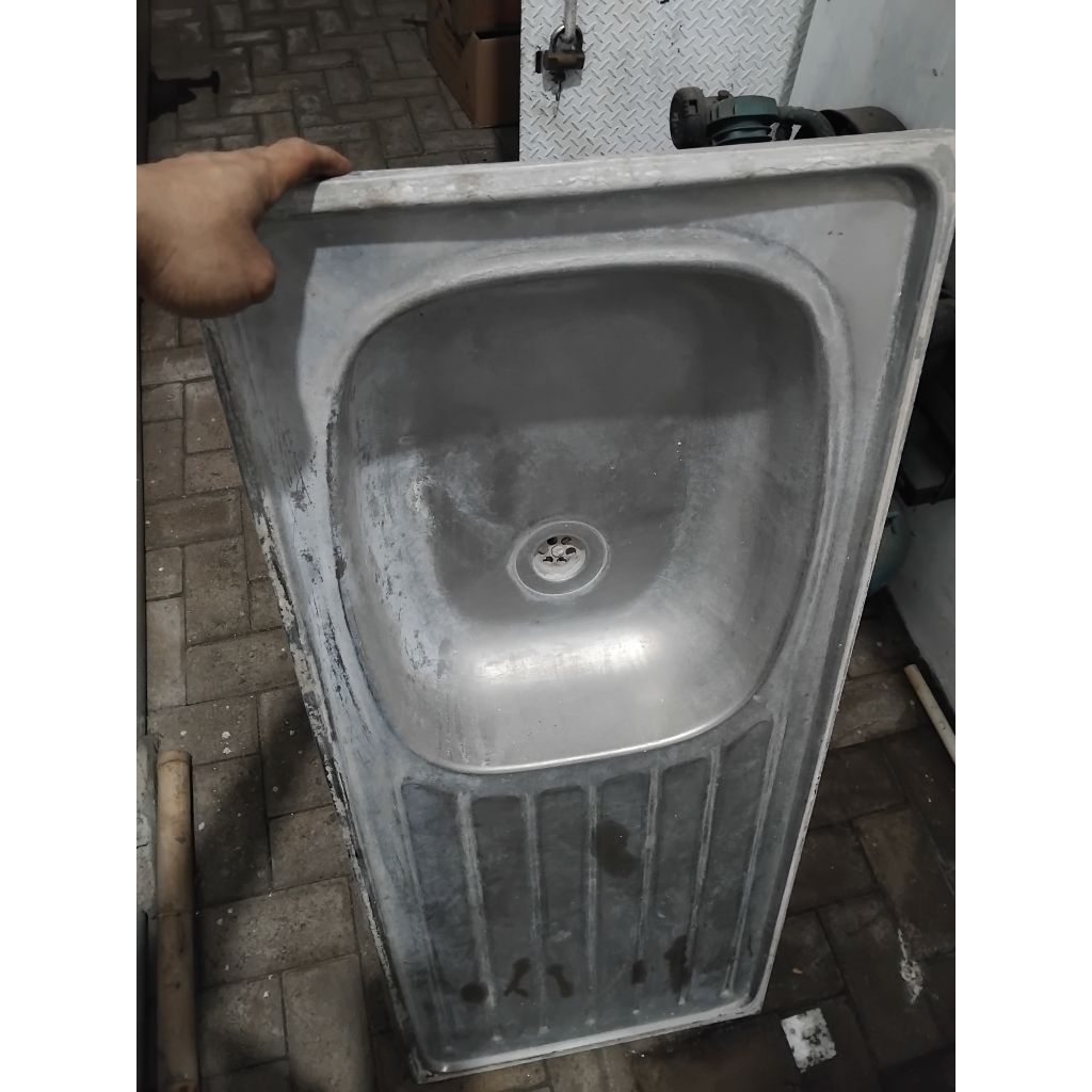 OBRAL SECOND TEMPAT CUCI PIRING BAHAN ALUMINIUM BAGUS BERKUALITAS