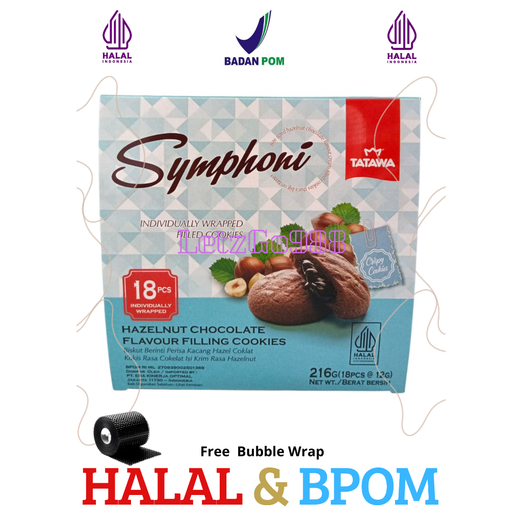 Tatawa Symphoni Filling Cookies Hazelnut