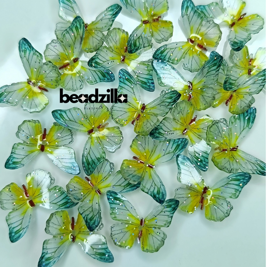 [5pcs] Kupu kupu Shrink Paper butterfly size S