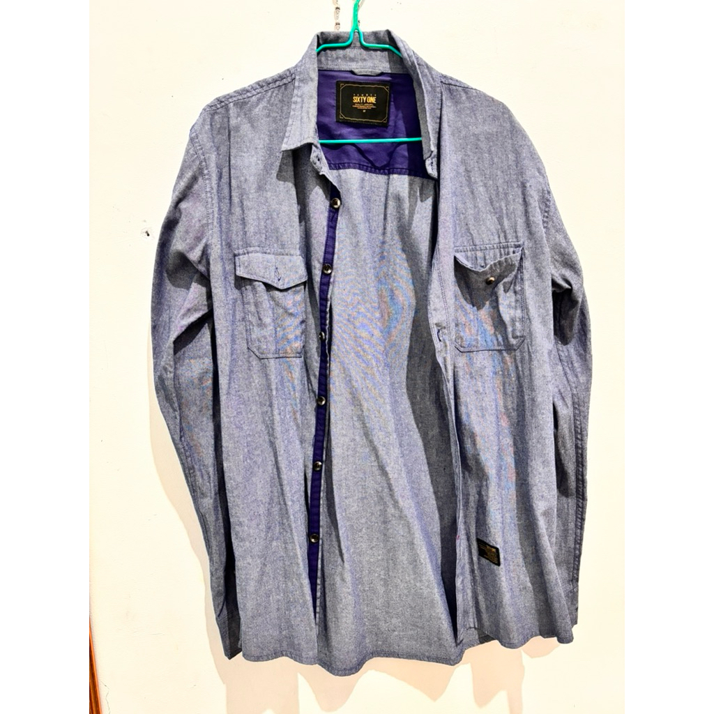 PL kameja pria sixty one (61)