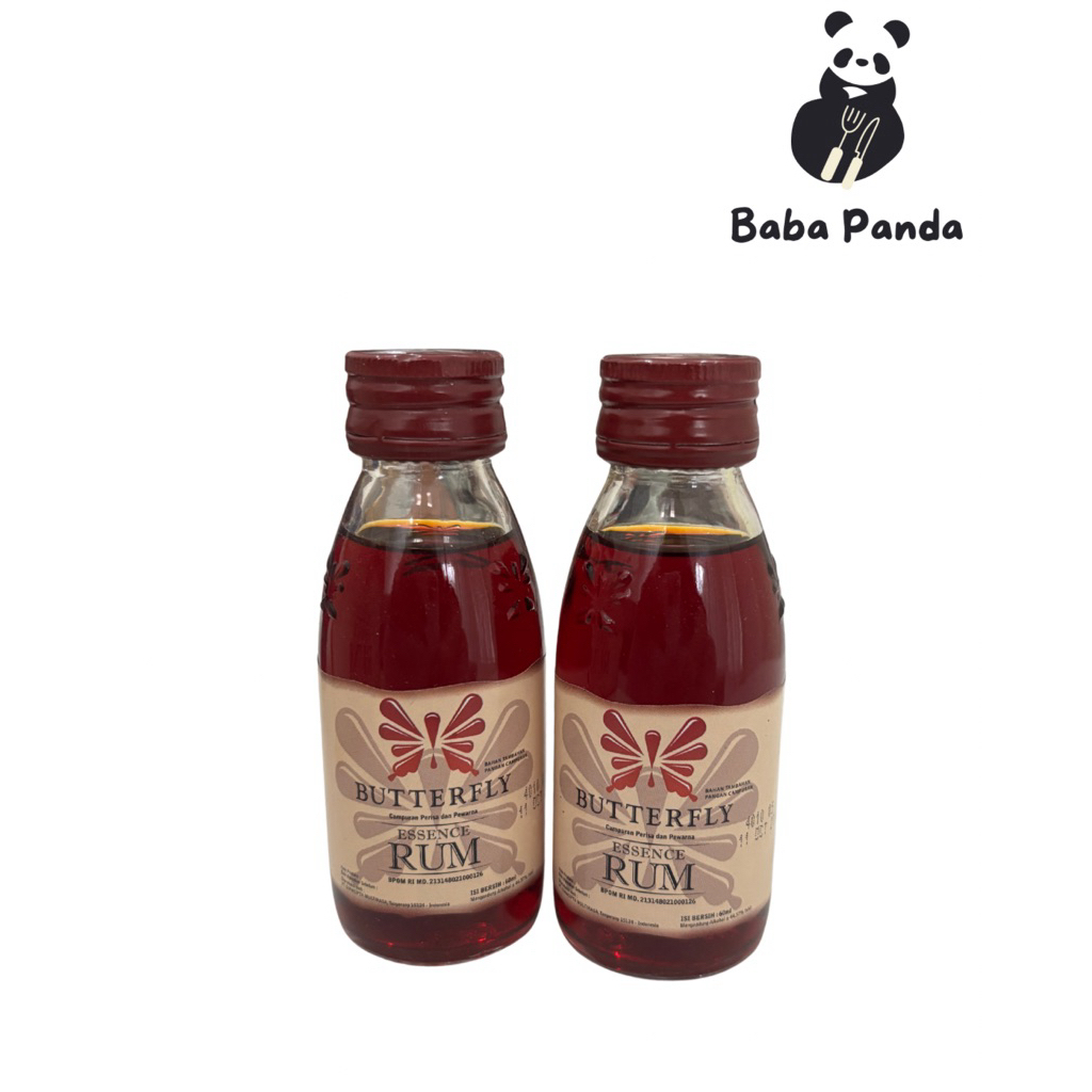 Butterfly Rum Essence 60 ml – Perisa Rhum Jamaica Untuk Kue & Minuman