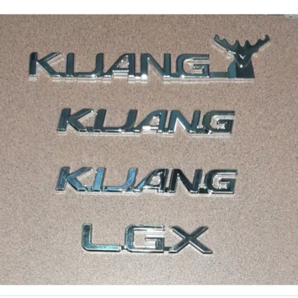 Emblem Logo Kijang Kapsul LGX & Emblem Logo Kijang Kapsul LSX set