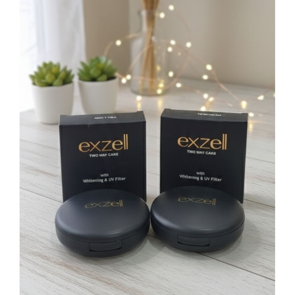EXZELL Two Way Cake (Bedak Padat)