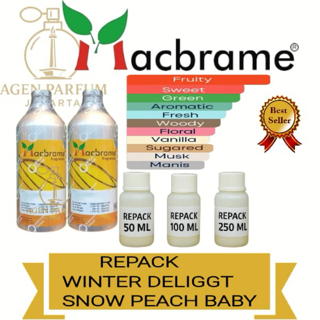 WINTER DELIGHT //SNOW PEACH BABY PRODUCT MACBRAME