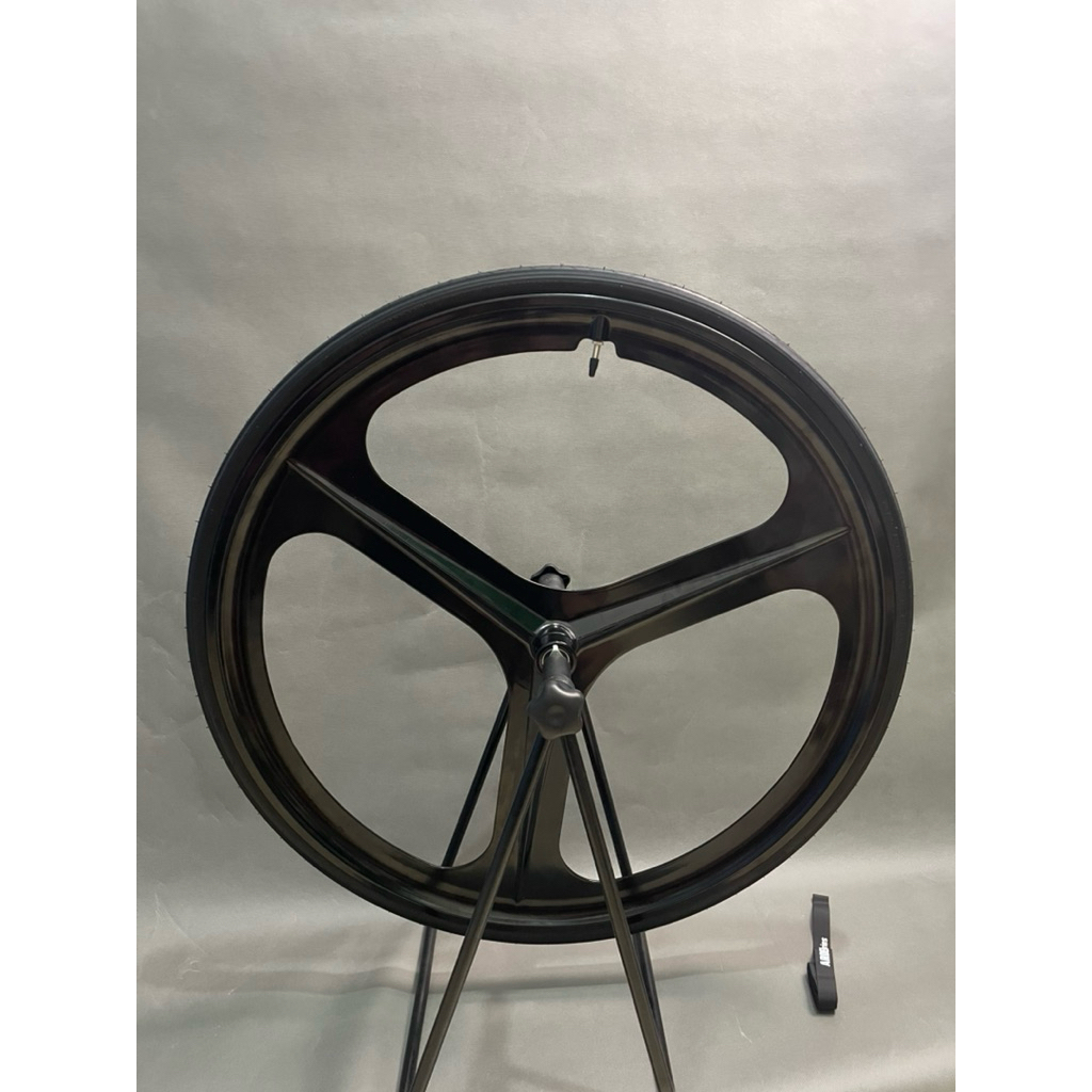 Wheelset Velg Depan Fixie 700c  Palang 3 Alloy Magnesium – black