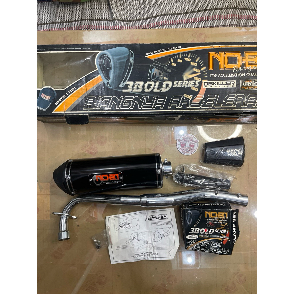 Knalpot nobi 3bold series CS1 NOB1 Original 3Bold