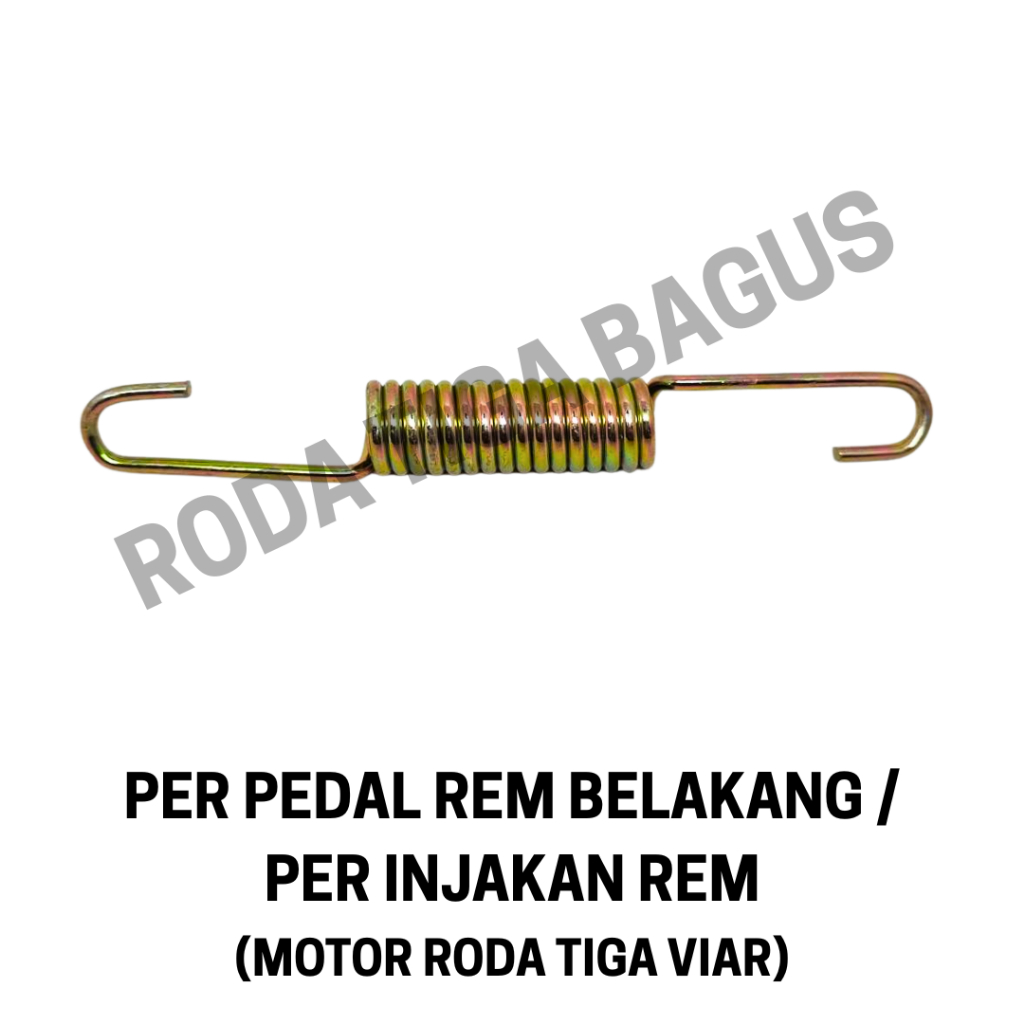 Per Pedal Rem Belakang / Per Injakan Rem Belakang - motor roda tiga Viar