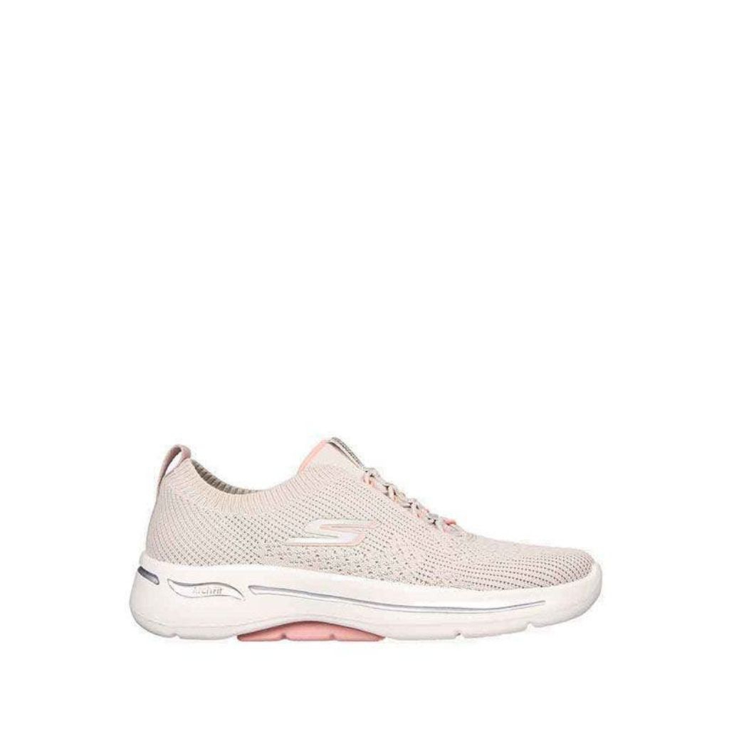 SKECHERS GO WALK ARCH FIT WOMEN'S WALKING SHOES - TAUPE
