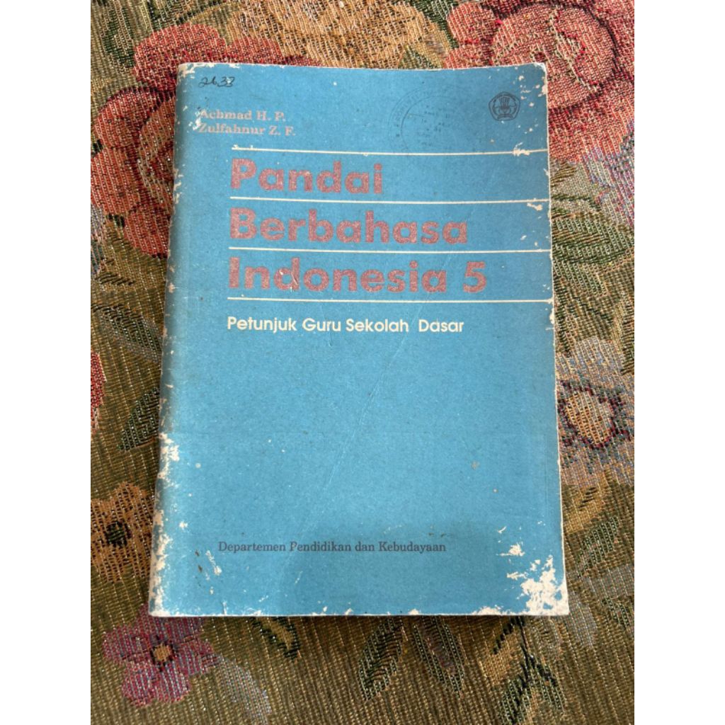 Buku Pandai Berbahasa Indonesia 5 Petunjuk Guru Bahasa Indonesia thn 1992