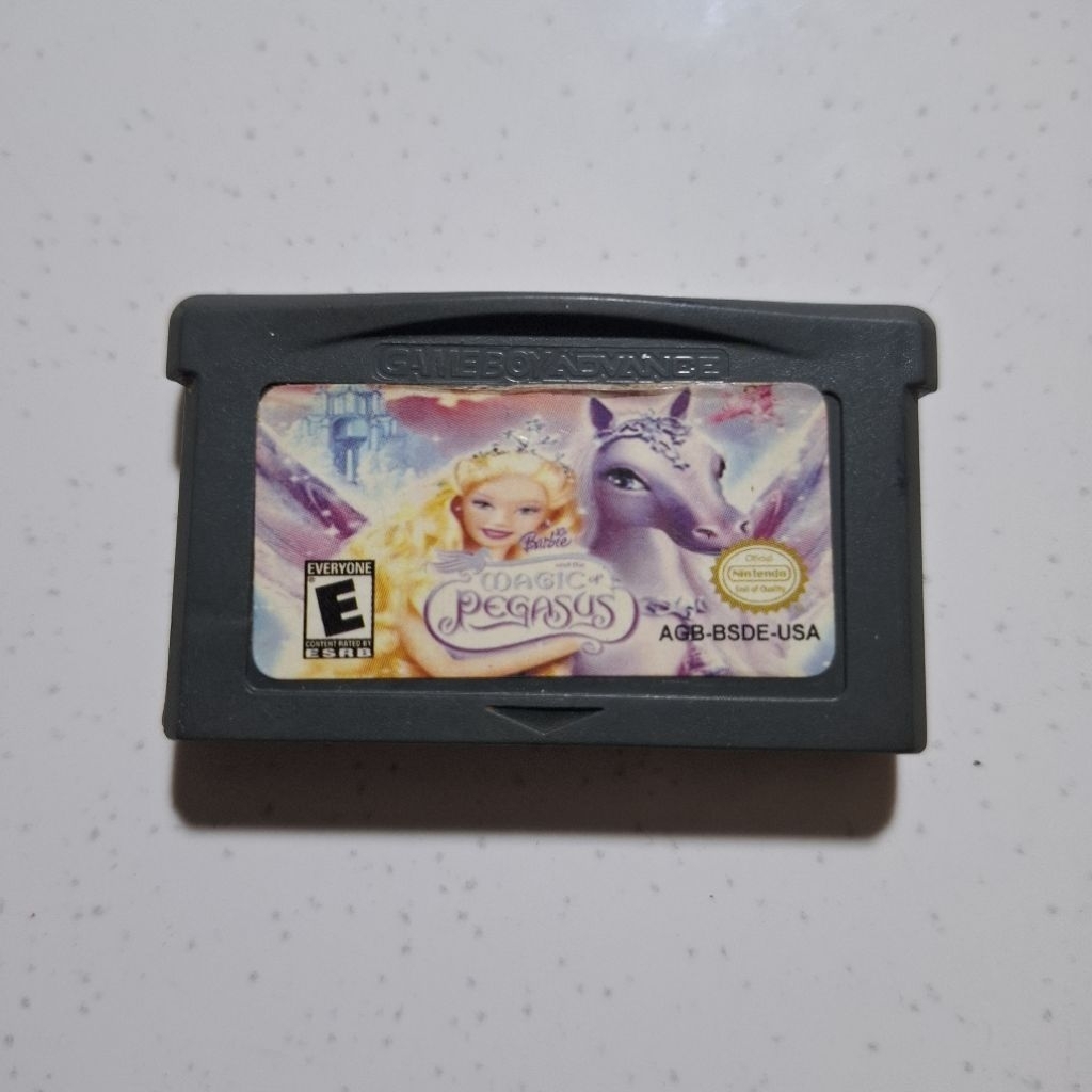 Kaset Gameboy Advance Barbie Magic Pegasus Second